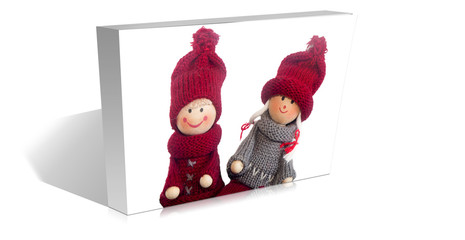a Christmas puppets