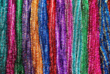 Obraz premium Colorful tinsel background