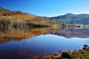 Cyanide lake at Geamana (Romania)