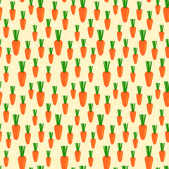 Seamless vegetable pattern.