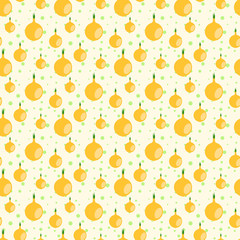 Seamless vegetable pattern.