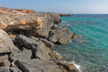 Fototapeta premium Rocks on the Mediterranean coast