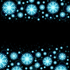 Glowing shiny christmas background. Vector eps10.