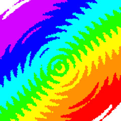 Colored concentric shades