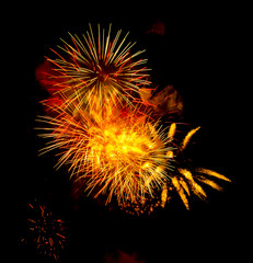 Obraz premium Kempton Park - Fireworks Show / Guy Fawkes Night