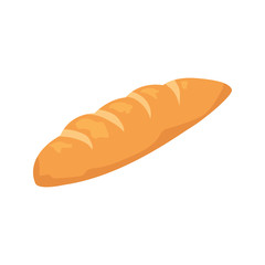 long loaf flat icon