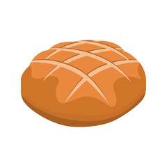 long loaf flat icon