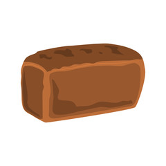 long loaf flat icon