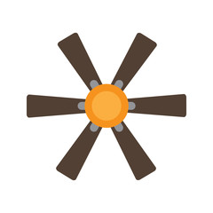 Obraz premium air conditioning flat icon