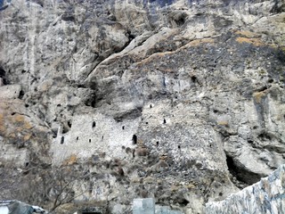 Old Fort in Alanya mountains. Kurtat canyon ,village Dzyvgish.