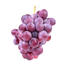 red grape isolated on white background.