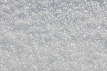 Real Snow texture background - snow-flakes crystals