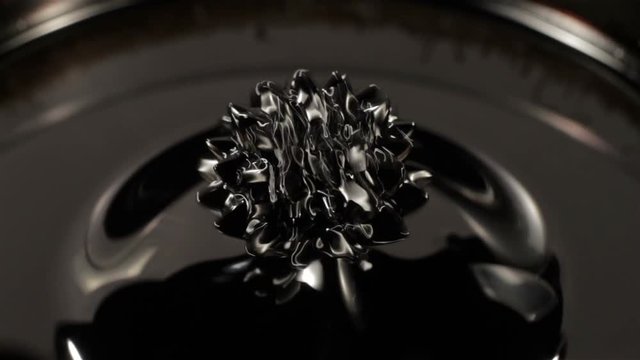 Ferrofluid. Beautiful forms.