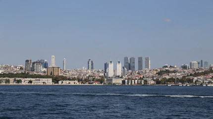 Naklejka premium Besiktas District in Istanbul City