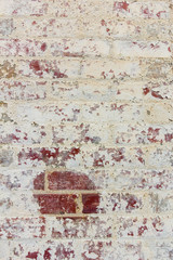 Old Painted Brick