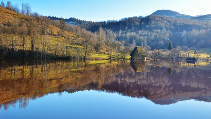 Poisoned lake Transylvania