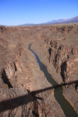 Rio Grande gorge view from the bridge