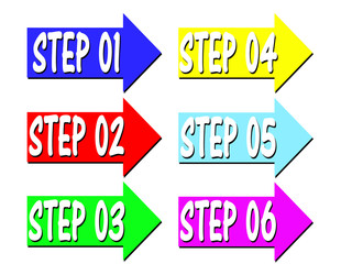 Arrow Step 01,02,03,04,05,06