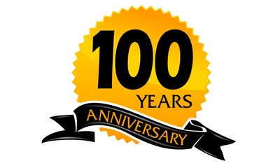 100 Years Ribbon Anniversary 