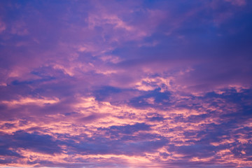 Obraz premium Colorful sky at sunset