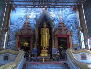 Naklejka premium Wat Bang Phli Bangkok Thailand