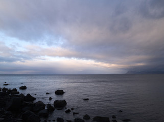 Obraz premium 噴火湾海岸風景