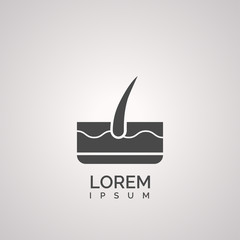 Hair icon design