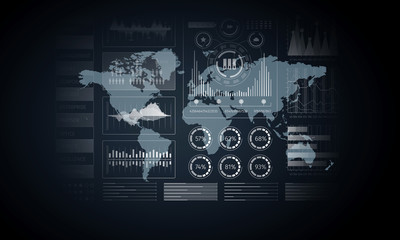 Network community background . Mixed media