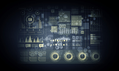 Network community background . Mixed media