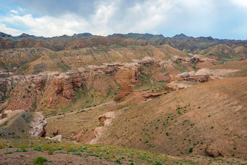 View over Sharyn or Charyn Canyon, Kazakhstan