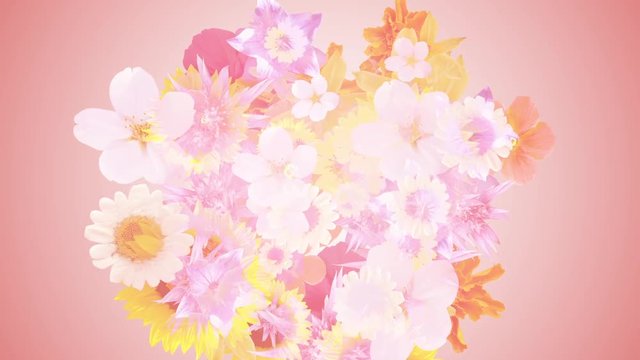 花束イメージ＿ピンク背景１