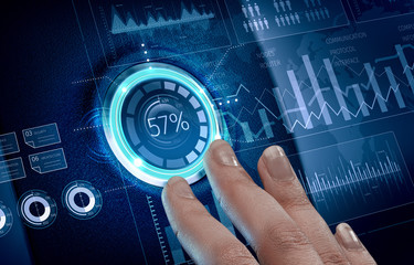 User digital display . Mixed media