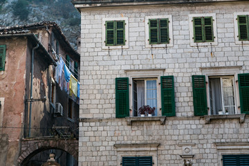 Fototapeta na wymiar Kotor old town at summer daytime, Montenegro