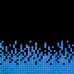 abstract vector square pixel mosaic background