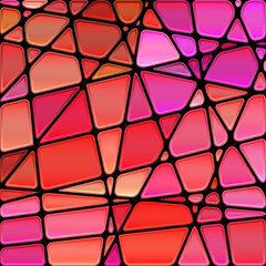 abstract vector stained-glass mosaic background