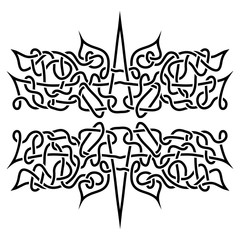 traditional vector celtic ornament