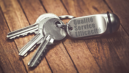 porte clés métal : qualité service efficacité