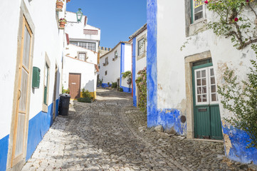 Fototapeta premium Old town of Obidos, Portugal