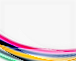 Smooth silk wave template