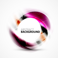 Shiny blurred cicrle template