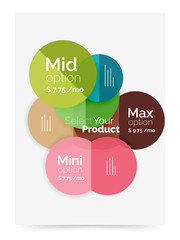 Circle abstract background