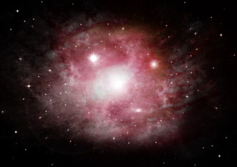 galaxy in a free space