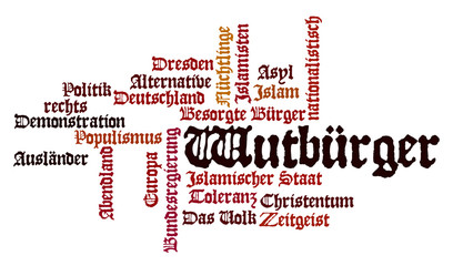 Wordcloud Wutbürger