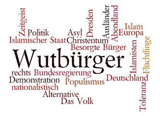 Wordcloud Wutbürger - 128369055