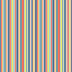 Happy Lines background, blue yellow orange and white stripes vector pattern