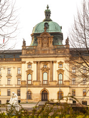 Historical building of Straka Academy, the seat of Governmen of Czech Republic in Prague