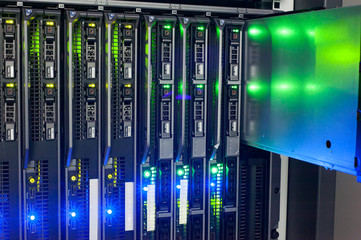 Network servers in data room Domestic Room
