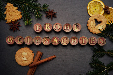 Frohe Weihnachten Stempel 