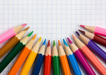 colored pencils