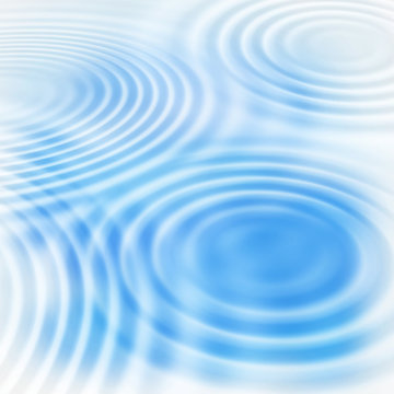 Abstract water background with round ripples
